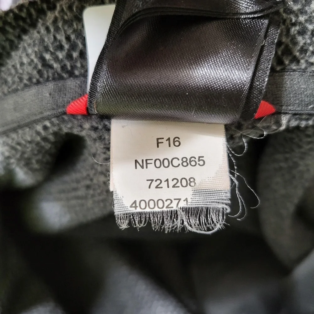 The North Face Men Jacket XL Gray Logo Embroidery NF00C865 Activewear